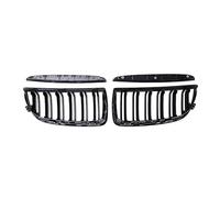 Parrilla radiador Rejilla Carreras Rejillas Parachoques Delantero Coche Color Negro Brillante Para BMW E90 E91 3 Series 323I 328I 335I 330I 325I 05-08 ABS Rejillas Luz Antiniebla(Matte Black)