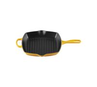 Le Creuset Sartén skillet cuadrada grill de hierro fundido, 26 cm, Nectar, 20183266720422