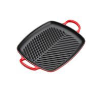 Le Creuset Parrilla rectangular alta de hierro fundido, 30 cm, Cereza, 20201300600422