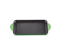 Le Creuset Parrilla rectangular grill de hierro fundido, 32 cm, Bamboo, 20202324080460