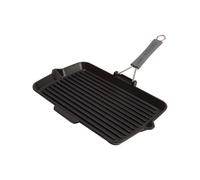 Parrilla Rectangular 34 cm Staub Aluminio Antiadherente 1202223 Negro