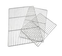 Parrilla rectangular de acero inoxidable 304, rejilla for horno, parrilla engrosada, herramientas for barbacoa al aire libre, uso doméstico, acero engrosado(40x22cm)