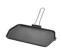 Parrilla Rectangular Lisa Dietella Ilsa En Hierro Fundido Inoxidable 23x36 CM