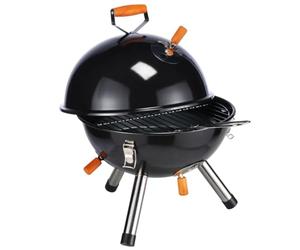 Parrilla redonda mini en negro parrilla de picnic parrilla de mesa camping parilla picnic - grill