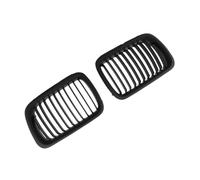 Parrilla Rejilla Delantera Para BMW Para E36 Para Serie 3 1997-1999 Parachoques Delantero Coche Parrilla Carreras Parrilla Riñón Una Sola Lama Parrilla De Calandra(Matte Black)