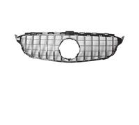 Parrilla Rejilla Radiador Para Benz Para Clase C Para W205 2015-2018 C180 C200 C300 Rejilla Parachoques Delantera Cromada Estilo Para GTR Para Rejillas Para AMG(G-Chrome Silver)