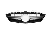 Parrilla Rejilla Radiador Para Benz Para Clase C Para W205 2015-2018 C180 C200 C300 Rejilla Parachoques Delantera Cromada Estilo Para GTR Para Rejillas Para AMG(For C63S-Chrome Silver)