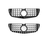 Parrilla Rejilla Radiador Para Benz Para Vito Para W447 2014 2015 2016 2017 2018 2019 Parachoques Delantero Parrilla Estilo GT Ajuste Negro Brillante(Negro)