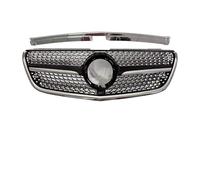 Parrilla Rejilla Radiador Para Benz Para Vito Para W447 2015-2023 Tuning Diamond Para GTR Para GT Style Rejilla Radiador Delantera Entrada Malla Central(2020-2023 DM Black)