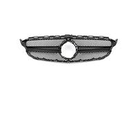 Parrilla Rejilla Radiador Para Benz Para W205 C Para S205 C205 2014-2021 C260 C250 C180 C200 C300 Sport Tuning Refit Parrilla Delantera Parachoques Estilo Para AMG(Black 19-21 A)