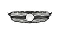 Parrilla Rejilla Radiador Para Benz Para W205 C Para S205 C205 2014-2021 C260 C250 C180 C200 C300 Sport Tuning Refit Parrilla Delantera Parachoques Estilo Para AMG(Black 14-18)