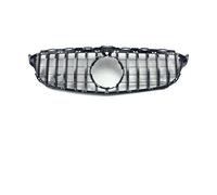Parrilla Rejilla Radiador Para W205 Para Benz C S205 C205 2014-2021 C260 C250 C180 C200 C300 Para Sport Tuning Refit Parrilla Delantera Parachoques Para Estilo GT(14-18Silver With Cam)