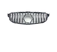 Parrilla Rejilla Radiador Para W205 Para Benz C S205 C205 2014-2021 C260 C250 C180 C200 C300 Para Sport Tuning Refit Parrilla Delantera Parachoques Para Estilo GT(14-18 Chrome Silvery)