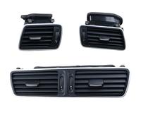 Parrilla Rejilla Vent Compatible Con VW Para R36 Car LHD Dashboard Aire Acondicionado Salida Ventilación Marco Moldura Conjunto Accesorios Interiores(Matte Black 3pcs)