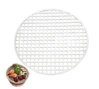 Parrilla | Rejillas de acero inoxidable | Soporte de piezas portátil antiadherente para hoguera, pizza, asado, barbacoa, camping al aire libre