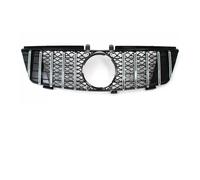 Parrilla Riñones Para Benz ML W164 2005-2008 ML320 ML350 ML500 Parrilla Delantera Carreras Estilo Diamante Doble Rejilla De Riñón(GT-Chrome Silver)
