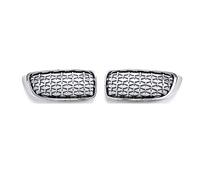 Parrilla Riñones Para F32 F33 F36 F80 F82 F83 Para M3 Para M4 Parrilla Riñón Para Parachoques Delantero Carreras Doble Rejilla De Riñón(All Silver)