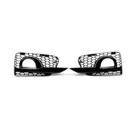 Parrilla Riñones Para Infiniti Q50 2014-2017 Cubiertas Rejilla Luz Antiniebla Estilo Panal Color Negro Brillante Doble Rejilla De Riñón