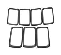 Parrilla Riñones Para Jeep Para Grand Para Cherokee 2014 2015 2016 Moldura Rejilla Delantera Inserto Cubierta Doble Rejilla De Riñón(Gloss Black)