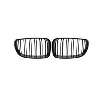 Parrilla Riñones Para Serie 1 E81/E82/E87/E88 2007-2011 Parachoques Delantero Con Rejilla Estilo Diamante Doble Rejilla De Riñón(Matte Black)