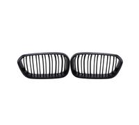 Parrilla Riñones Para Serie 1 F20 F21 2012-2019 Rejilla Riñón Repuesto Para Parachoques Delantero Carreras Doble Rejilla De Riñón(Double-Matte Black)