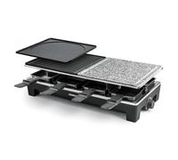 RCS 1350 parrilla de interior 8 personas(s) 1350 W Negro, Acero inoxidable, Raclette negro/Acero fino, 1350 W, 230 V, 485 mm, 233 mm, 141 mm, 5,4 kg