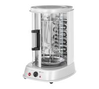 Royal Catering Asador Vertical Giratorio Grill RCGV-1800-1 (3-in-1, 1.800 W, Temperatura hasta 160 °C, Temporizador 60 min)
