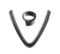 parrillas de coches Para Alfa Romeo Para Stelvio 2017 2018 2019 2020 Embellecedor la cubierta en forma V la rejilla central parachoques delantero del coche