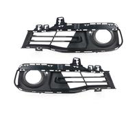 parrillas de coches Para BMW Serie 3 F30 F31 340i 2016 2017 2018 Parachoques delantero Moldura de faros antiniebla Cubierta del marco del faro antiniebla Griill(Izquierda y derecha)