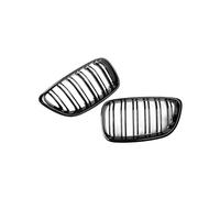 Parrillas De Competición Para M2 F87 F22 F23 F24 2014-2018 220i 230i 235i Parachoques Delantero Negro Brillante Doble Línea Deportiva