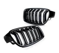 Parrillas Delanteras Compatible Con F20 F30 320I 328I 335i Sedan 3-Series 2012-2018 Cubierta Rejilla De Parachoques Superior Listones Dobles Coche Accesorio Parrilla Delantera