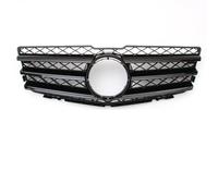 Parrillas Delanteras Para Benz Para GLK X204 Para GLK280 Para GLK300 Para GLK350 2008-2012 Rejillas Parachoques Delantero Cromo Plata Parrilla Carreras Estilo Para GTR(FLC-Glossy Black)