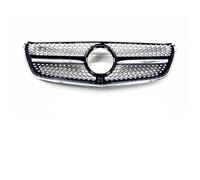 Parrillas Delanteras para Benz para Vito Clase V W447 2015-2019 V250 V300 V260 Parachoques Delantero De Coche Racing Diamond Grill Accesorios para Coche Rejilla Riñón Frontal Doble(V*Class-Black)