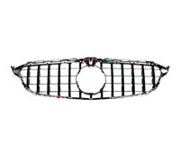Parrillas Delanteras Parrilla Delantera Del Capó Con Orificio Para Cámara Para Benz C180 C200 C250 C300 C400 GT 2015-2018 2019-2021(2015-2018 13bar Hole)