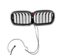 Parrillas Delanteras Parrilla Delantera Tipo Riñón En Negro Brillante Para BMW Serie 5 G30 G38 G31 Facelift Para LCI 2020-2023 Rejilla LED Capó Doble Línea(With Camera Hole)