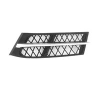 Parrillas delanteras radiador Moldura Rejilla Cubierta Lateral Abierta Para Parachoques Delantero Automóvil Para Serie 5 Para F07 Para GT 2010 2011 2012 2013(Black Left)
