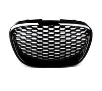 Parrillas Delanteras Rejilla De Parachoques Delantero Para Seat Para Leon MK2 1P Para Altea Para Toledo Mk3 2004-2009 Capó Tipo Panal Sin Emblema(Glossy Black)