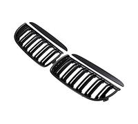 Parrillas frontales de doble puente para parrilla de riñón, negro mate, E90 E91, 323i 325xi 330i 328i 328xi 335i 335xi,05-08