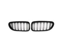 Parrillas Listón Doble Para M6 F06 F12 F13 640i 650i 2012-2018 Parachoques Delantero Doble Listón Parrillas Superiores Carreras Rejilla Riñón Negra Brillante Parrilla Parachoques