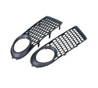 Parrillas Listón Doble Para VW Para Cabrio 2006-2011 1C0807683C 1C0807684C Rejilla Luz Antiniebla Delantera Parachoques Coche Cubierta Malla Panal Parrilla Parachoques(Pair)