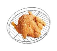 Parrillas para barbacoa, 24 cm, acero inoxidable, resistente al calor, rejilla de alambre para horno, para hornear, enfriar, secar al aire libre, freír, camping, casa