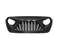 Parrillas Para Coche Para Para Wrangler Jl Para Gladiator Goliath 2018-2023 Carreras Parrilla Embellecedora Parachoques Delantero Coche Parrilla Delantera(Matte Black)