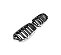 Parrillas Riñones Para BMW Serie 5 F10 F11 F18 520d 530d 540i 2010-2017 Parrilla De Carreras De Doble Lama En Negro Brillante delantera(Matte Black)