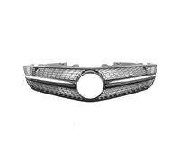 Parrillas Riñones Para Mercedes Para Benz R230 SL-Class 2009-2011 2012 SL500 SL550 SL600 Rejilla Delantera Rejilla Parachoques Superior Coche(Negro)