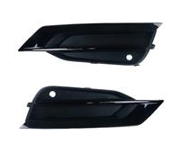 Parrillas Riñones Para VOLVO S90 V90 2016-2019 31425447 31425446 1 Par Negro Estilo Fibra Carbono Cubierta Rejilla Parachoques Delantero(Negro)