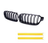Parrillas Riñones Parrilla Delantera Riñón Coche Parrillas Carreras Tiras Embellecedoras Rejillas Para Serie 3 F30 F31 F35 2013-2019(Grille And Yellow)