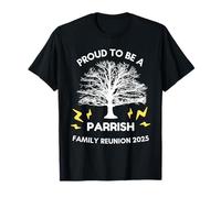 Parrish 2025 - Árbol de antepasados para Fiesta de reunión Familiar Camiseta