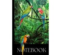 Parrot A5 Hardback Notebook For Note Taking: Jungle Journal For School College or University