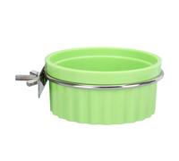 Parrot Alimentador, Bird Food Bowl, 5,12 x 3,94 x 1,77 pulgadas, Water Dispenser Container, Cage Accessories Parakeet, Cockatiel, Conure, Finch, Macaw, Pet Supplies for Small Medium Birds