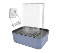 Parrot Automatic Bathtub, Indoor Fountain Bath, 12.4x8.4 pulgadas Running Pool with Quiet Build, Durable Tub, Bathing Toy with Faucet Style, Bird Shower for Friends & Families